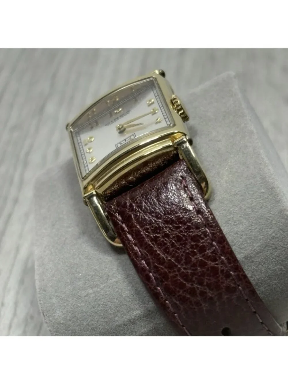 Circa CT106T Vintage 23K Gold Plated Quartz Wrist Watch - Needs Battery